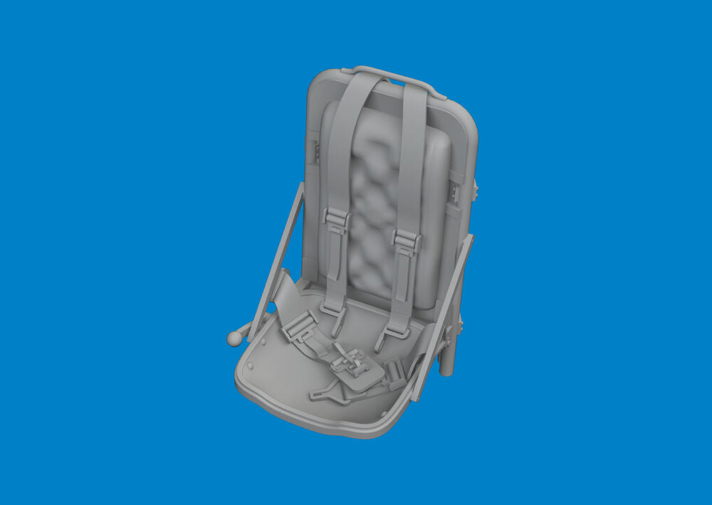 P-51B/C seat w/ integral belts Type 3 PRINT EDUARD