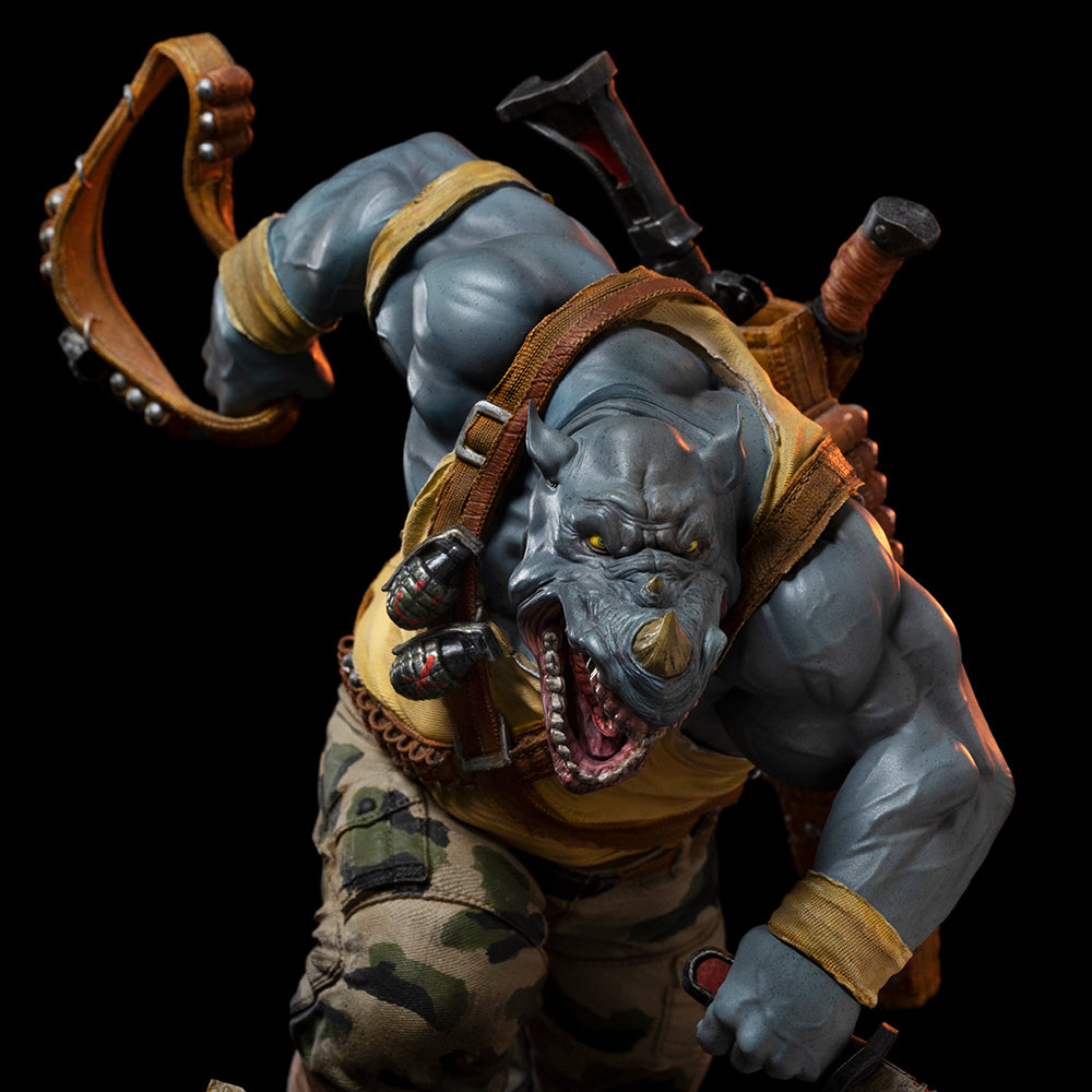 Iron Studios TEENAGE MUTANT NINJA TURTLES - Rocksteady BDS Statue 1/10