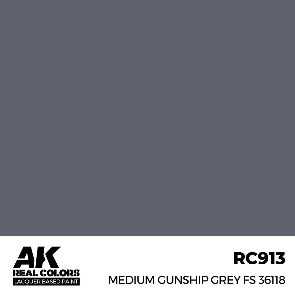 Real Colors: Medium Gunship Grey FS 36118 17 ml.