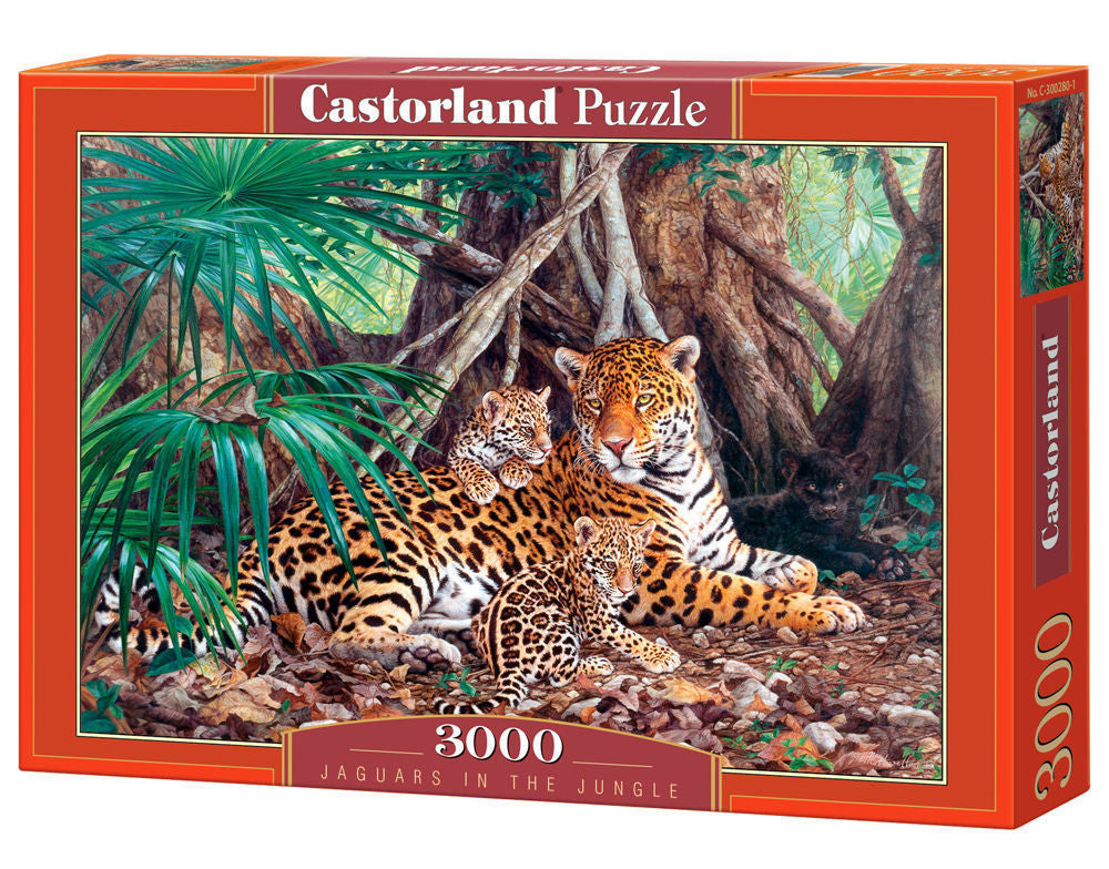 Jaguars in the jungle,Puzzle 3000 Teile