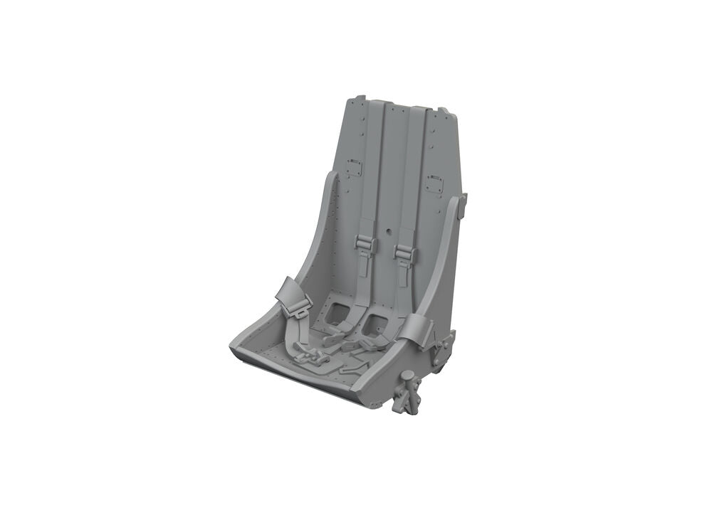 P-51B/C seat w/ integral belts Type 2 PRINT EDUARD