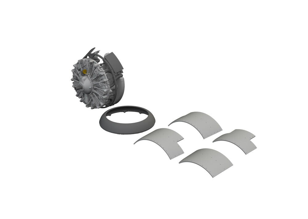 FM-2 engine PRINT 1/48