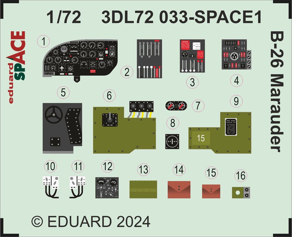 B-26 Marauder SPACE HASEGAWA / EDUARD