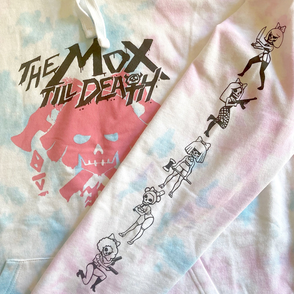 Jinx Cyberpunk 2077 - Mox Rocks Hoodie Tie Dye Cotton Candy, Pullover, S