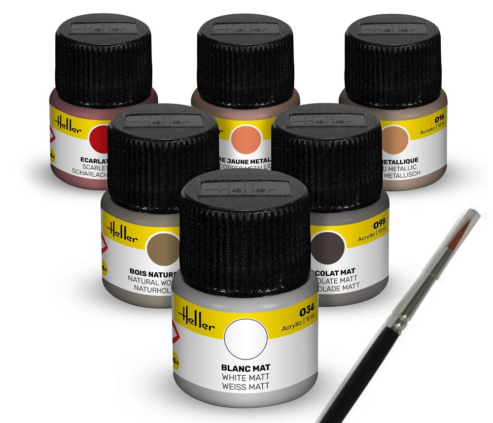 Acrylic Colour Set ���Sailing Ships��� 6 x 12 ml + Brush