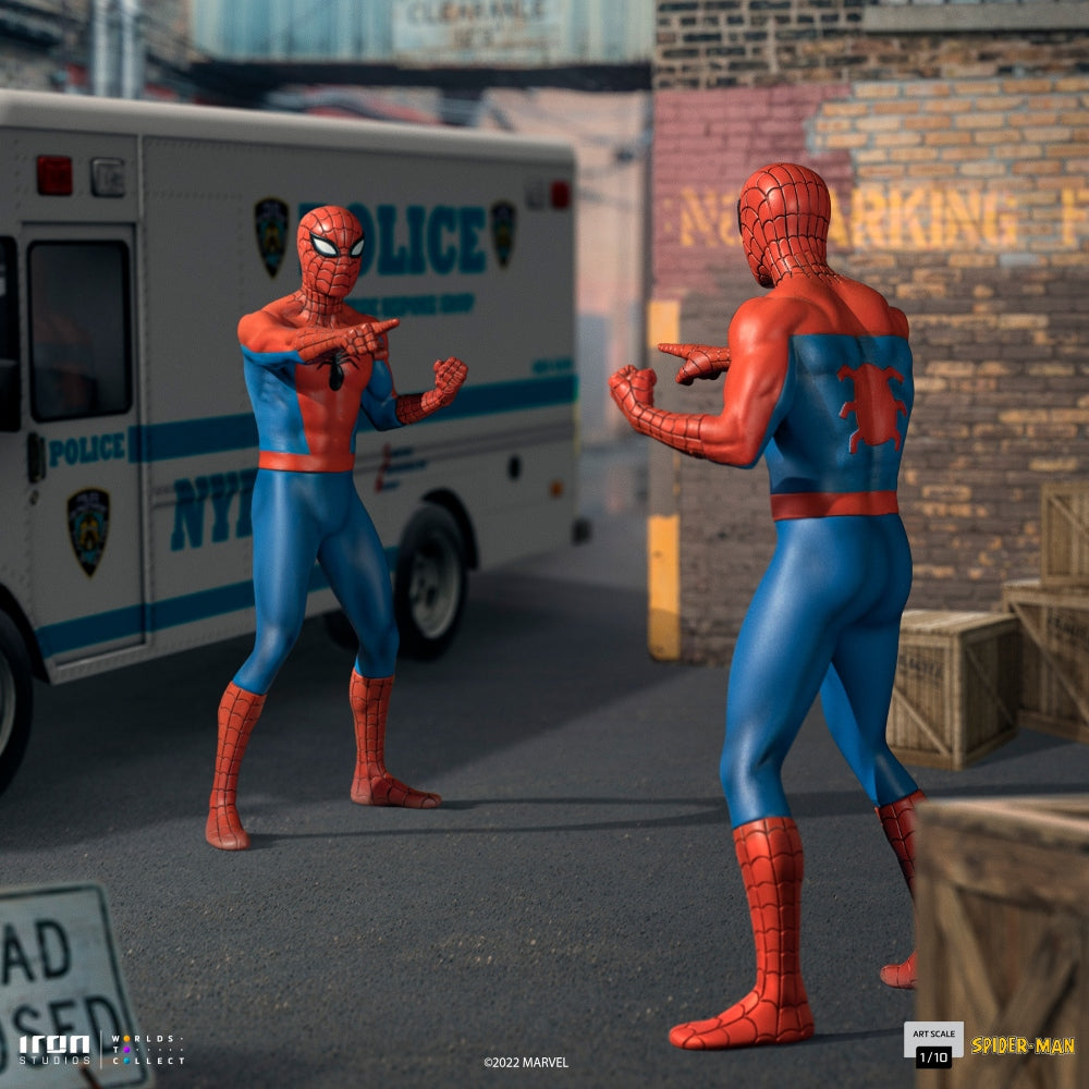 Iron Studios SPIDER-MAN ('60s Animated Series) - Pointing Meme Statue 1/10