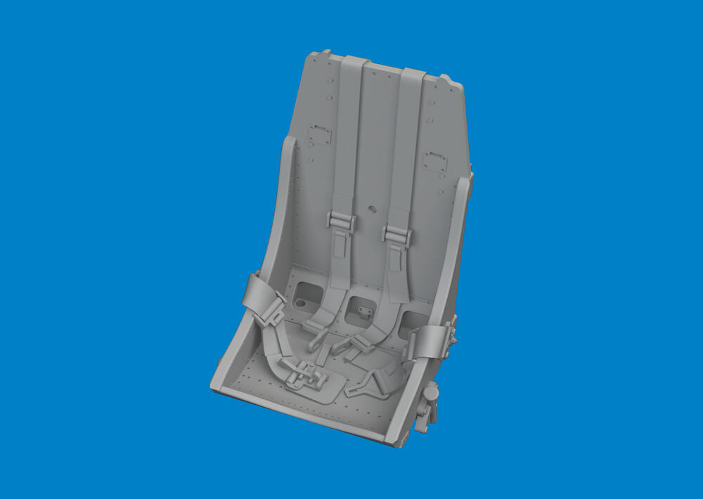 P-51B/C seat w/ integral belts Type 2 PRINT EDUARD