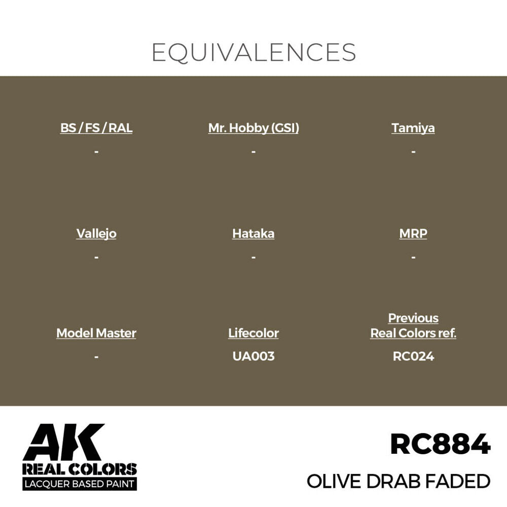 Real Colors: Olive Drab Faded 17 ml.