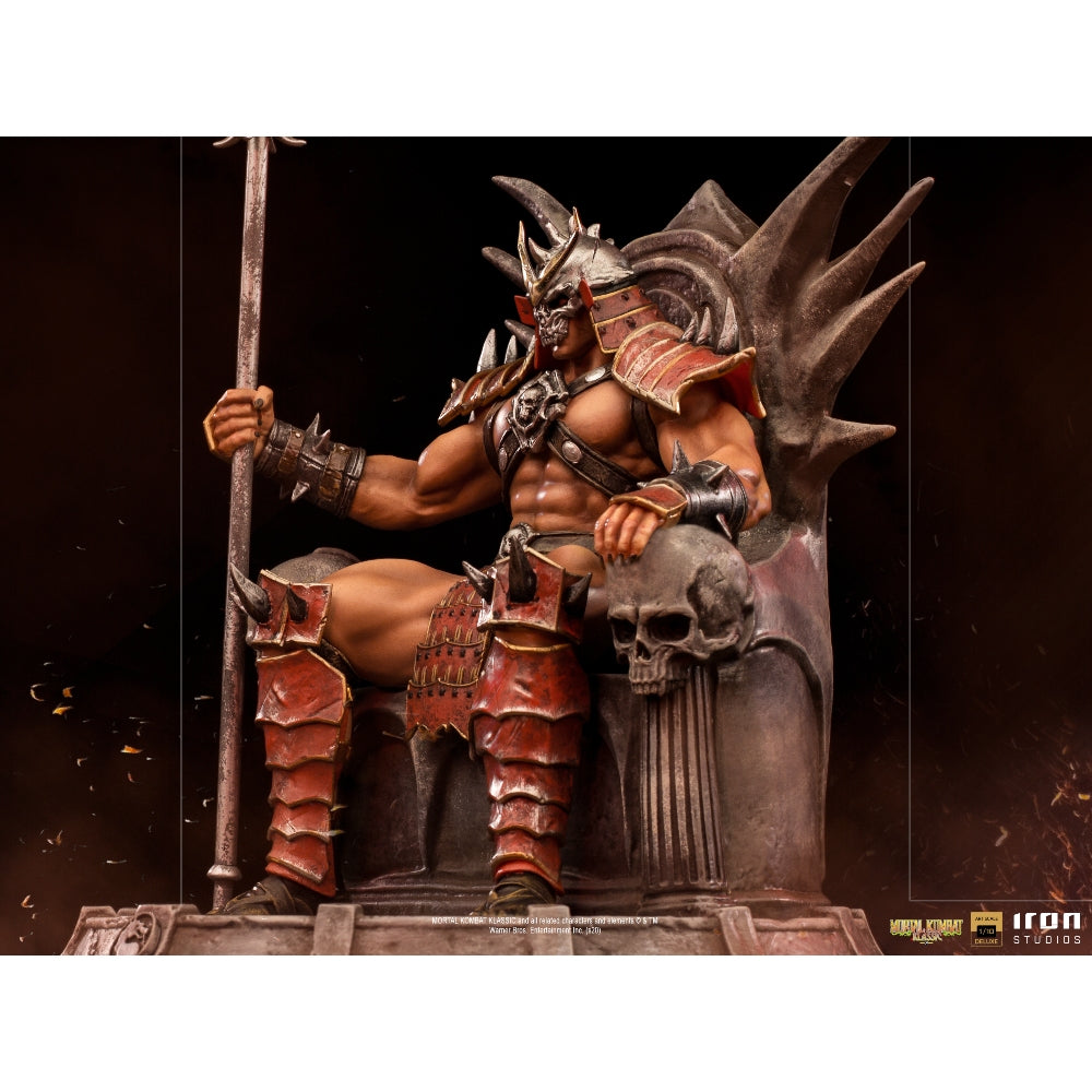 Iron Studios Mortal Kombat - Shao Khan Statue Deluxe Art Scale 1/10