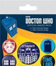 Doctor Who Pin-Back Buttons 5-Pack Exterminate