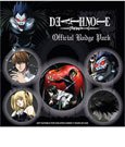 Death Note Pin-Back Buttons 5-Pack Characters