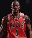 NBA Collection Real Masterpiece Action Figure 1/6 Derrick Rose Limited Retro Edition 30 cm