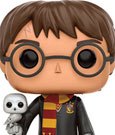 Harry Potter POP! Movies Vinyl Figure Harry with Hedwig 9 cm