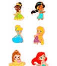 Disney Loungefly POP! Enamel Pins Princess Chibi 4 cm Assortment (12)