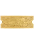 Polar Express Replica Train Ticket 24k Gold Plated Limited Edition