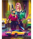 Cyberpunk 2077 Puzzle Kitsch Style (1000 pieces)