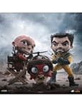 Deadpool & Wolverine Mini Co. PVC Figure Deadpool and Wolverine set Unmasked 14 cm