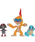 Pokémon Battle Figure Set 3-Pack Pawniard, Squirtle #1, Monferno 5 cm