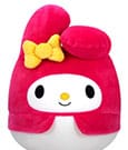 Squishmallows Plush Figure Sanrio Core My Melody Yellow Bow and Pink Suit 25 cm
