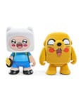 Adventure Time Mini-Figure 2-Pack Finn & Jake Flocked 7 cm