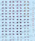 Megami Device M.S.G. Plastic Model Kit 1/1 Desire Maiden Medic Eye Decal Set