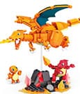 Pokémon Mega Construx Construction Set Charmander Evolution Set