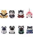 Naruto Shippuden Mega Cat Project Trading Figure 3 cm Nyaruto! Ver. Break out! Fourth Great Ninja War Assortment (8)