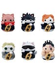 Jujutsu Kaisen Mega Cat Project Trading Figure Fortune Cats 7 cm Assortment (6)