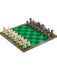 Minecraft Chess Set Overworld Heroes vs. Hostile Mobs