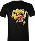 One Piece T-Shirt Luffy Attack Size M
