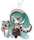 Hatsune Miku Acrylic Keychain Kawaii Winter Time