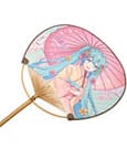 Hatsune Miku Non-Folding Uchiwa Fan Miku Kimono