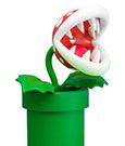 Super Mario Posable Lamp Mario Mini Piranha Plant