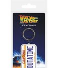 Back to the Future Rubber Keychain License Plate 6 cm