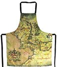 Lord of the Rings cooking apron The Middle Earth Map