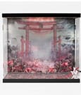 SHINSAI Acrylic Display Case with Lighting Inbina Rasethuhime Saki 39 cm