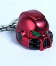 Warhammer 40K Metal Keychain Space Marine MKVII Helmet Blood Angels