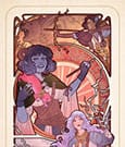 Critical Role Art Print Laura Bailey: 10th Anniversary Art Nouveau Illustrations 46 x 28 cm - unframed