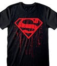 Superman T-Shirt Dripping Symbol Size S