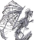 D&D Nolzur's Marvelous Miniatures Unpainted Miniatures Black Dracolich 30 cm