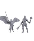 D&D Nolzur's Marvelous Miniatures Unpainted Miniature Dame Aylin & Minthara