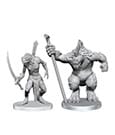 Pathfinder Deep Cuts Unpainted Miniatures Xulgath Skirmisher & Stoneliege