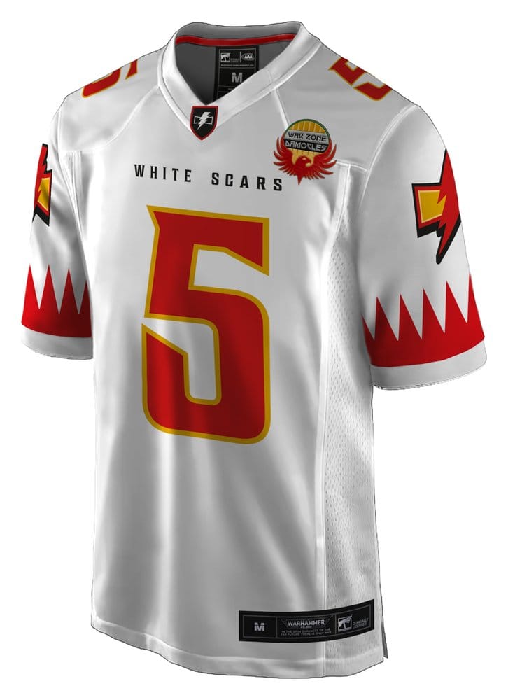 Warhammer 40,000 Sports Jersey Shirt White Scar - M