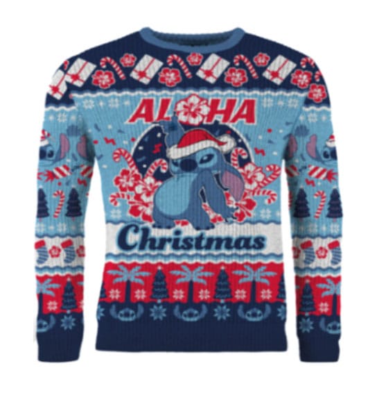 Lilo & Stitch Christmas Sweater Stitch Aloha Christmas Size S