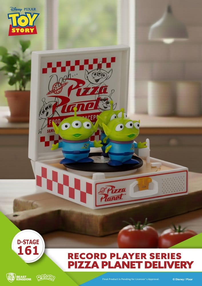 Toy Story Record Player Series PVC figure Pizza Planet Delivery 12 cm