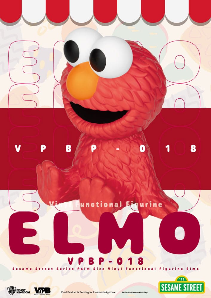 Sesame Street Piggy Vinyl Bank Elmo 12 cm