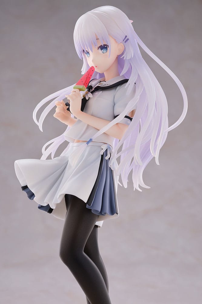 Summer Pockets REFLECTION BLUE PVC Statue 1/7 Shiroha Naruse 24 cm