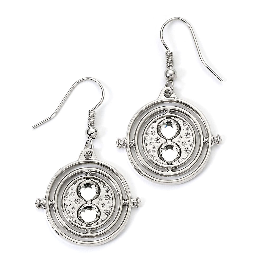 Harry Potter Earrings Time Turner (Silver Tone)