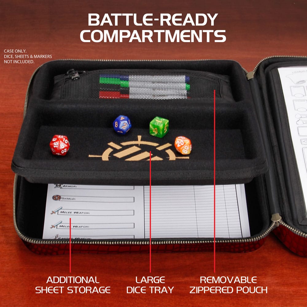 Enhance RPG Series Collector's Edition Organizer Case Red