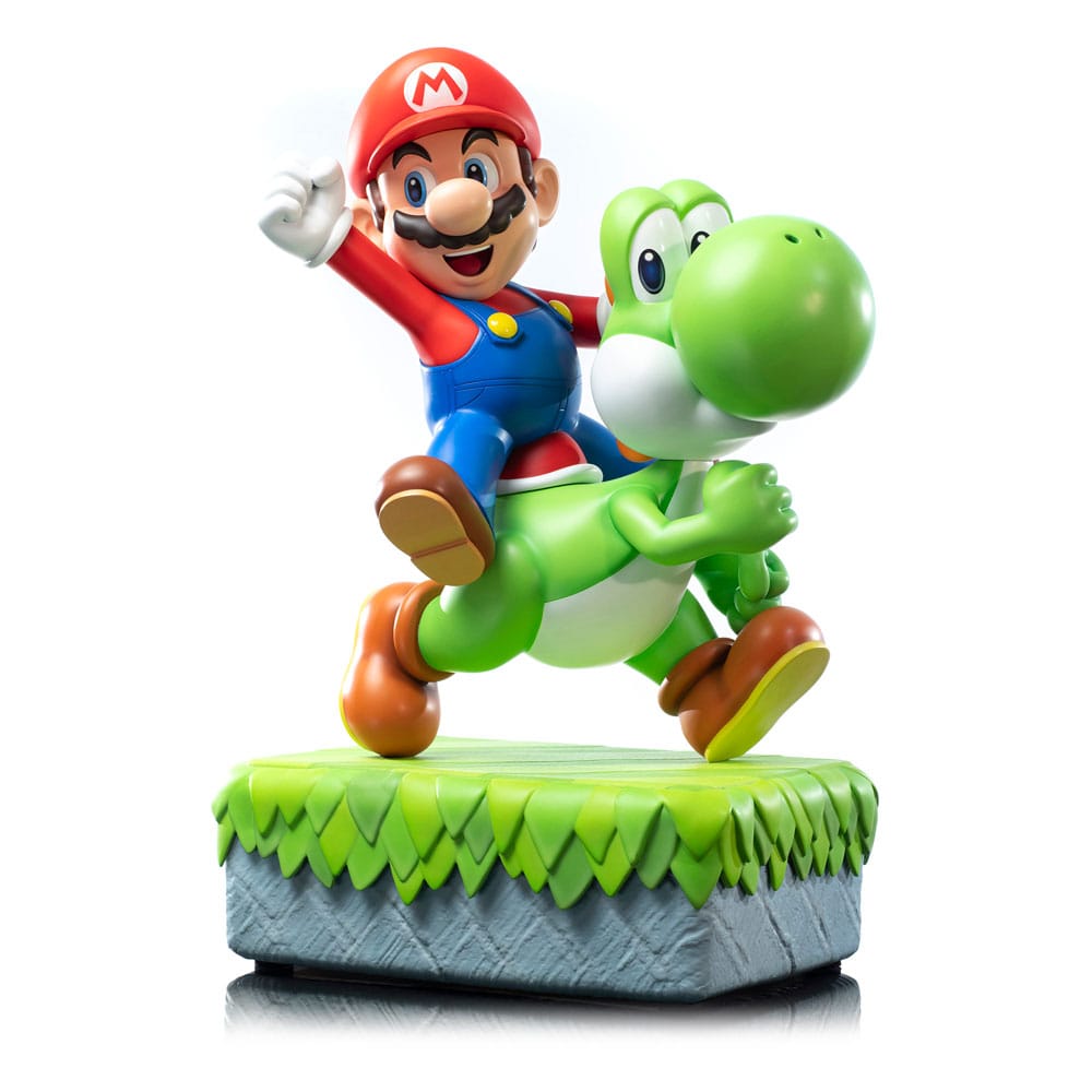 Super Mario Statue Mario & Yoshi 48 cm